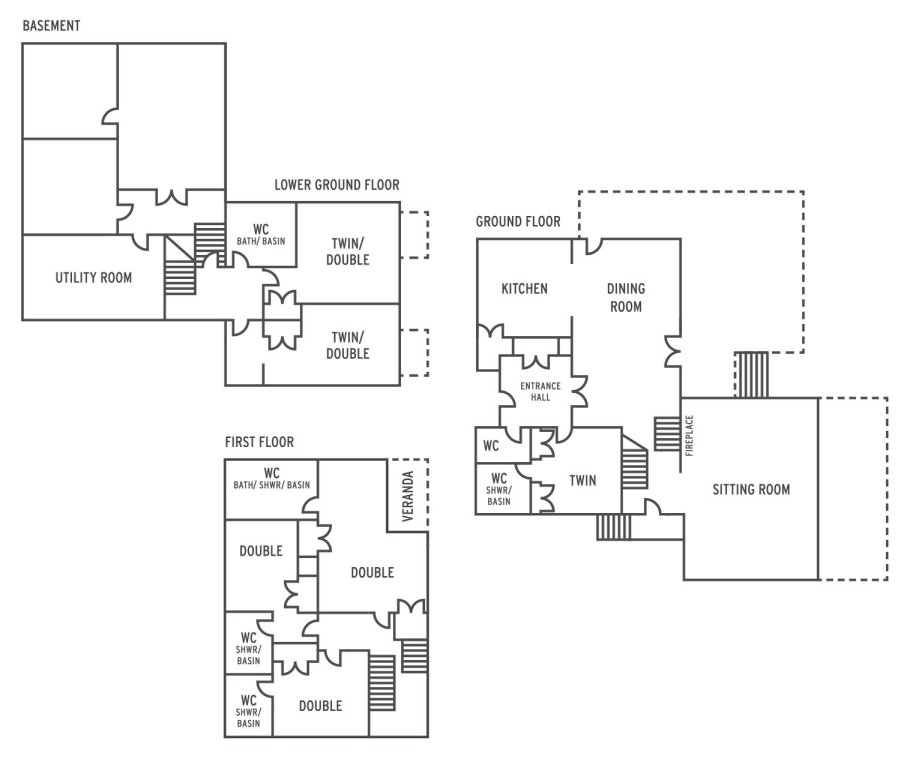 Chalet Frasserands Chamonix Floor Plan 1